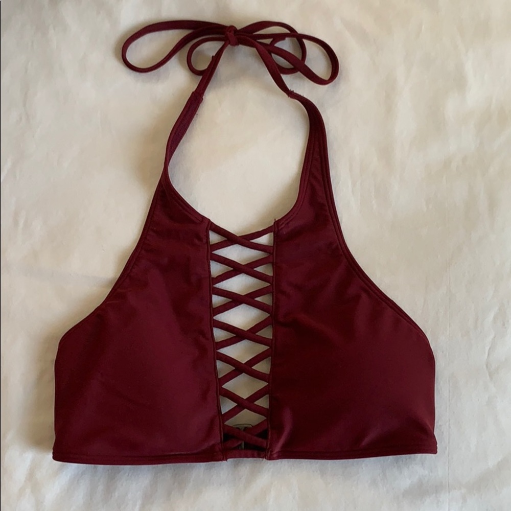Halter bikini top